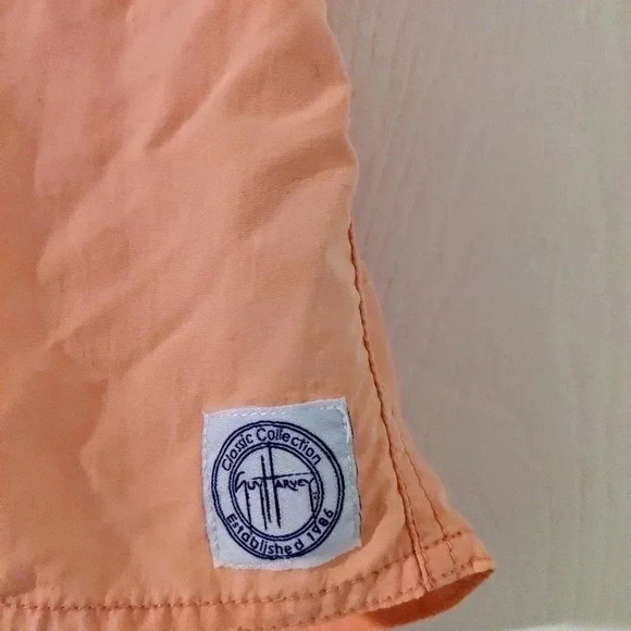 Guy Harvey Classic Collection Swim Trunks Cayman Islands Peach‎ XL - Picture 6 of 6